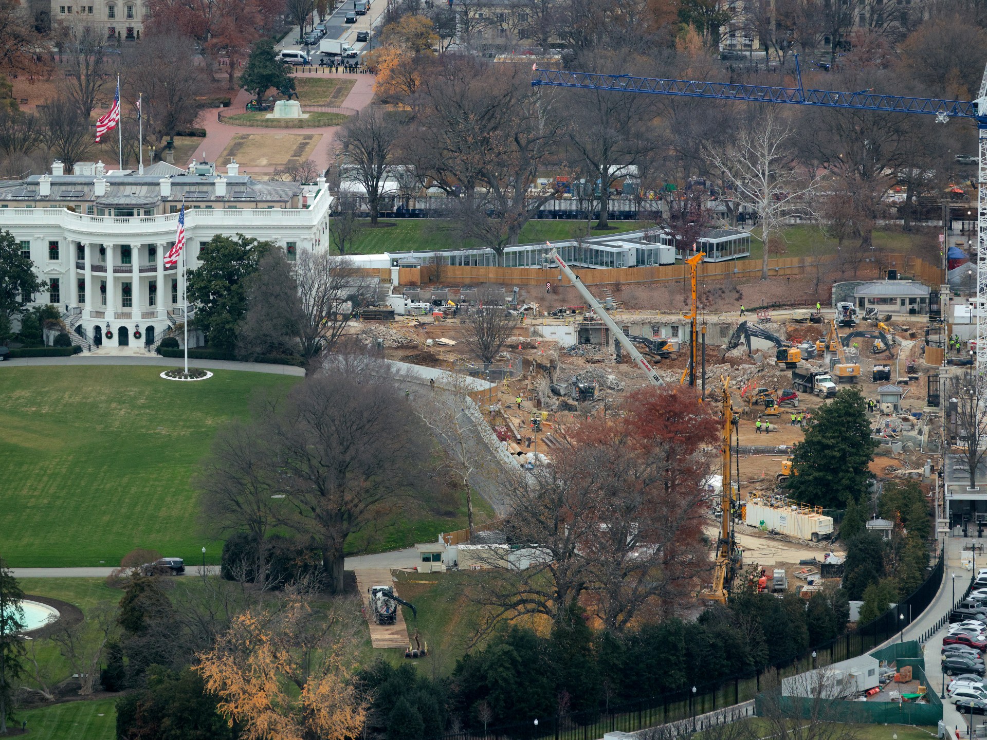 Preservationists sue to halt Trump’s White House ballroom construction