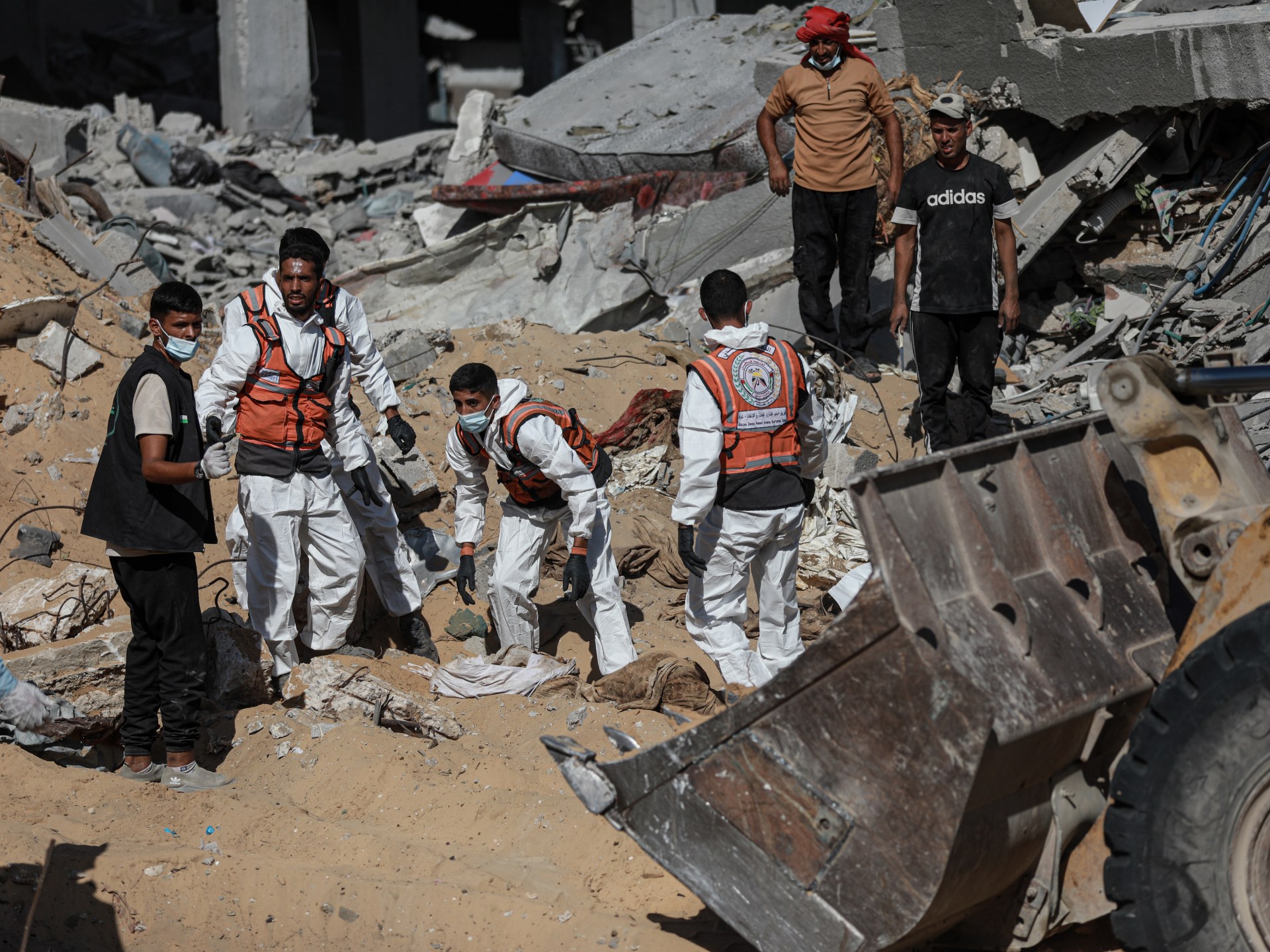 LIVE: Israel denying UNRWA staff entry to Gaza; search for bodies continues