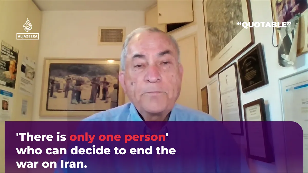 There is only one person’ who can decide to end the war on Iran