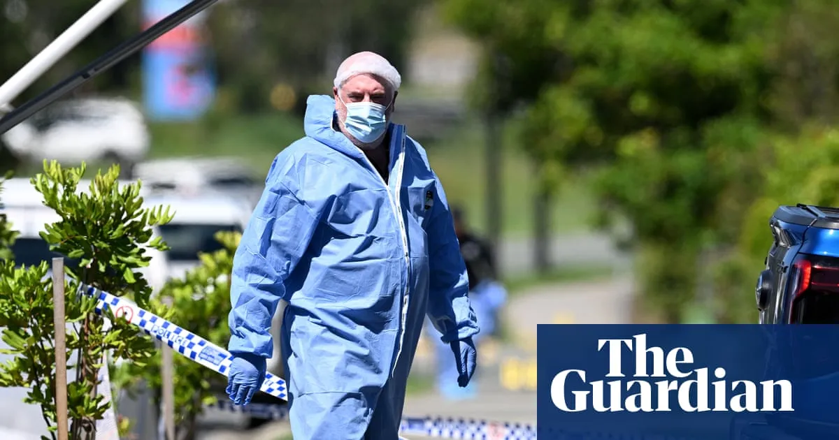 Woman and child found dead in Queensland home after father hit by car nearby
