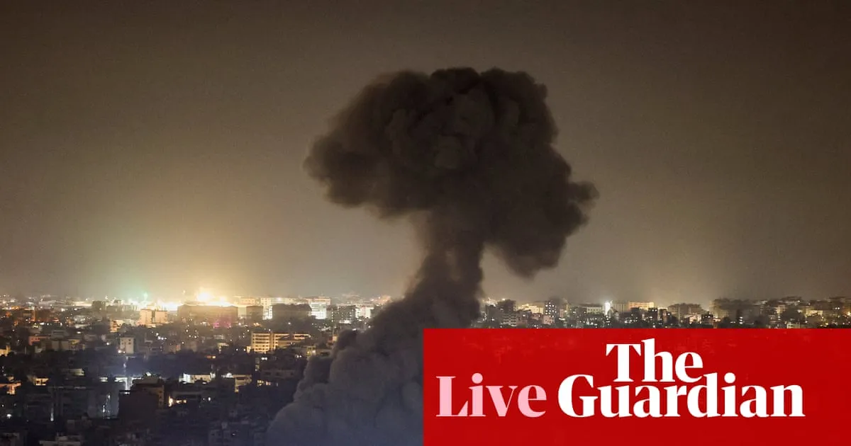 Middle East crisis live: rescue effort under way after US refuelling plane with five onboard crashes in Iraq