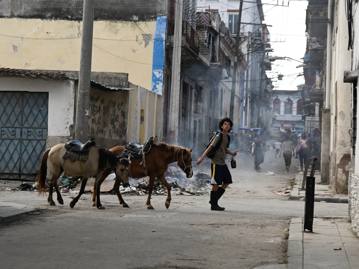 Protests erupt in Cuba as US restrictions spark food, energy shortages