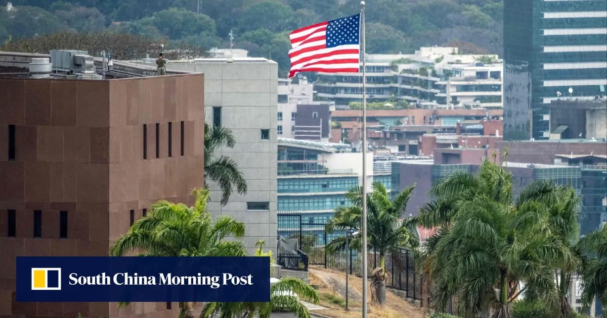 American flag raised at US embassy in Venezuela for first time since 2019