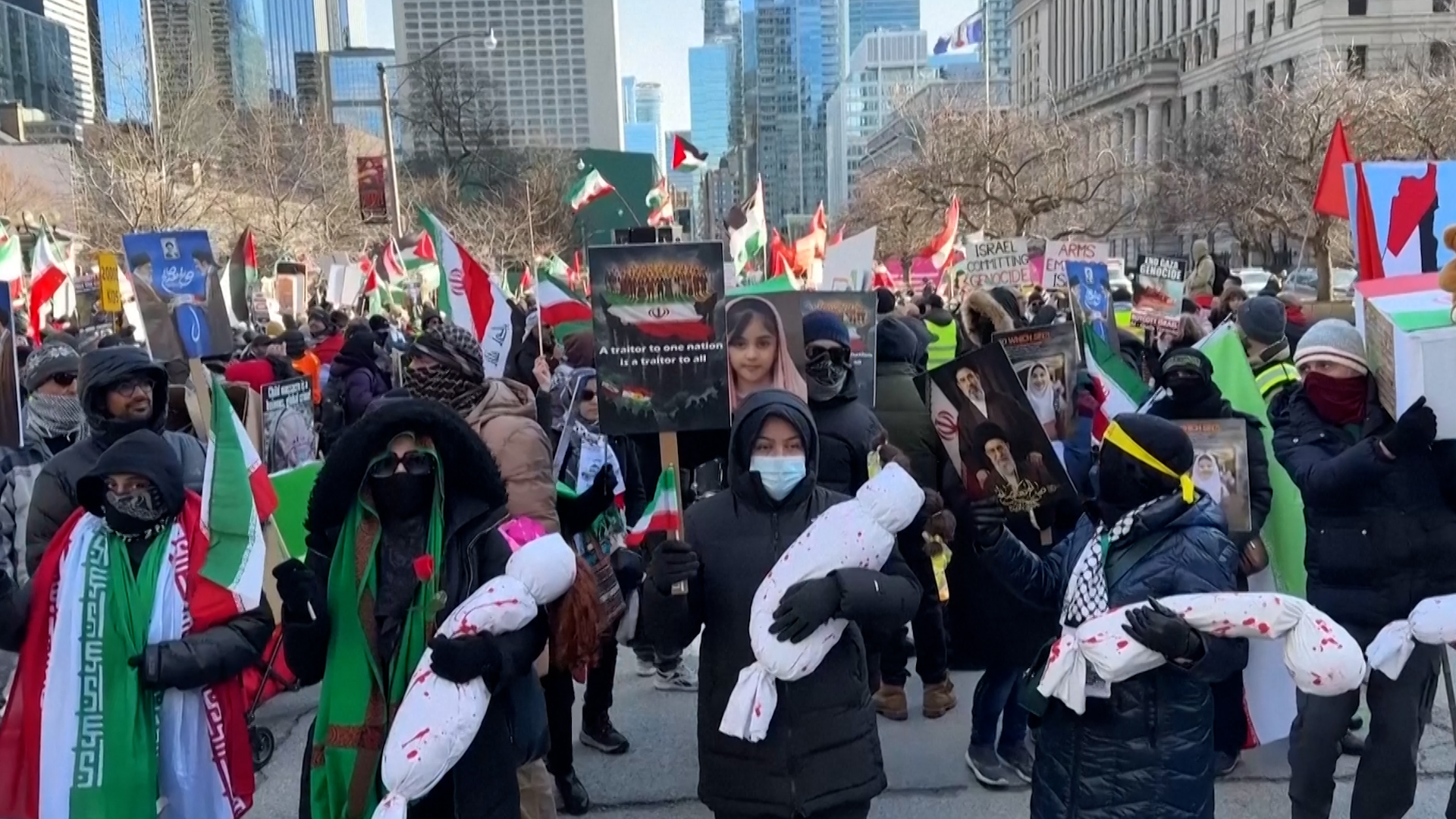 Al-Quds Day rally in Toronto calls for an end to the war in Iran & Lebanon