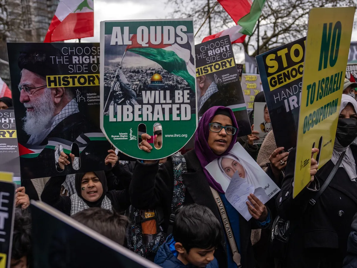A dozen arrests as hundreds attend Al-Quds Day rally in London