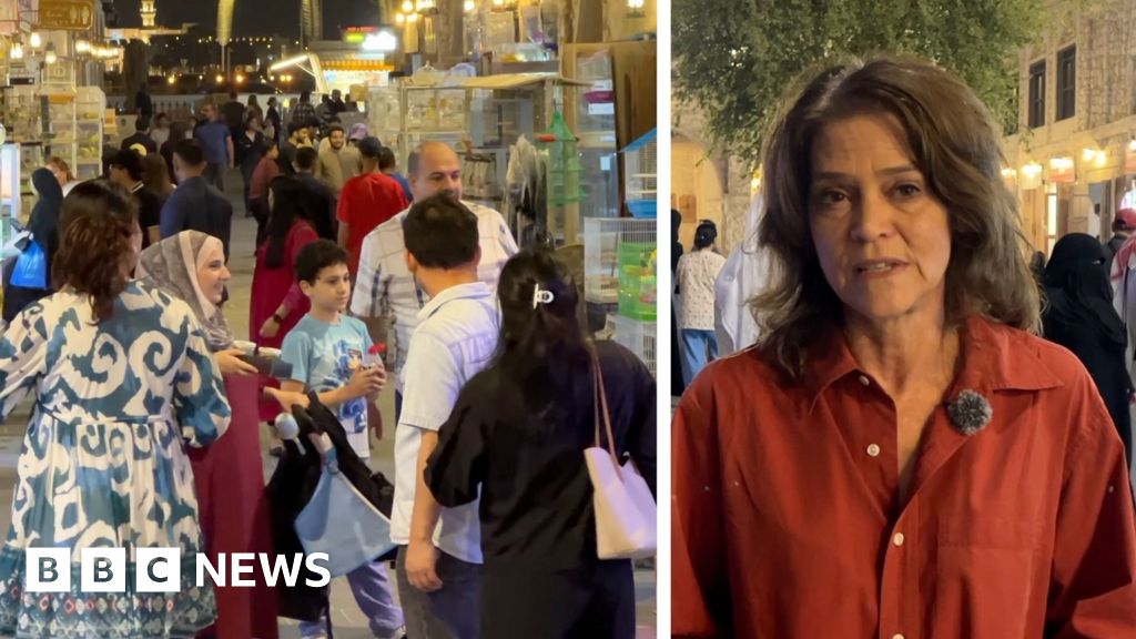 'A new norm': BBC visits Doha market starting to fill up again two weeks into Iran war