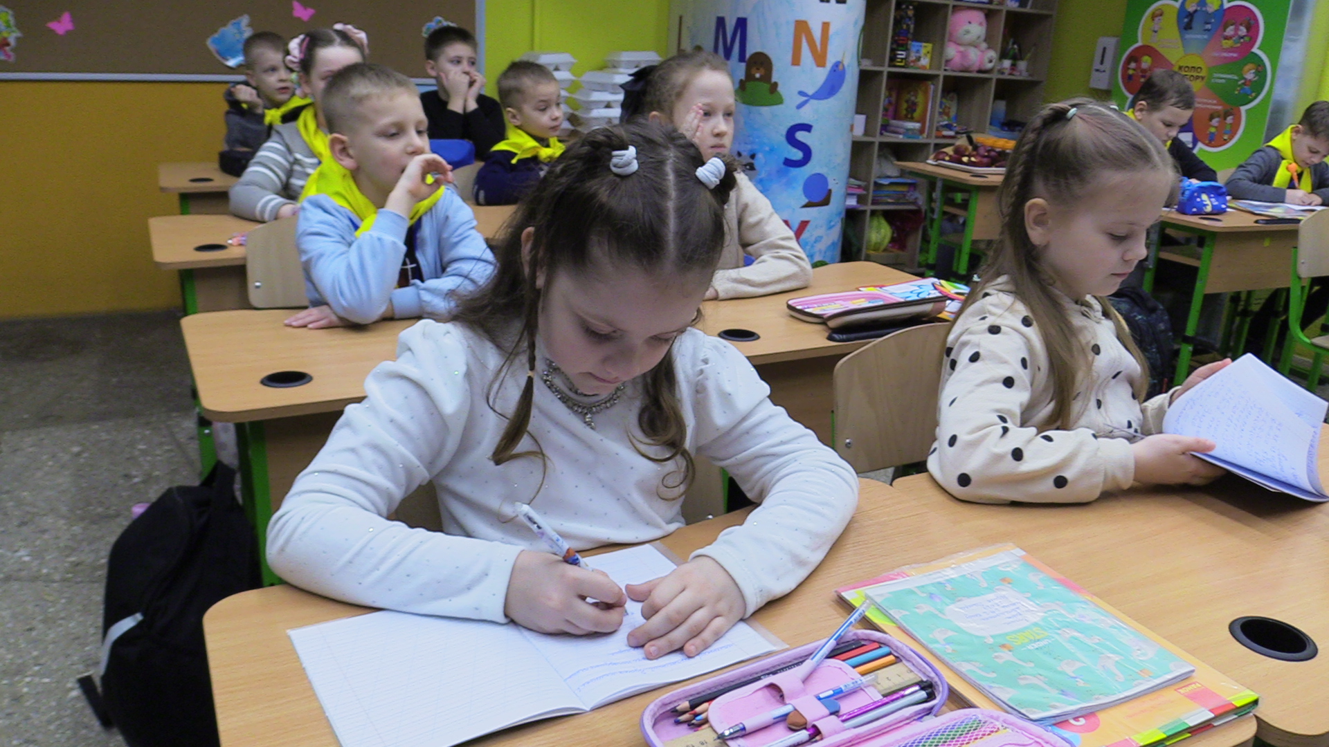 In Ukraine’s Kharkiv, 20,000 children go underground to study