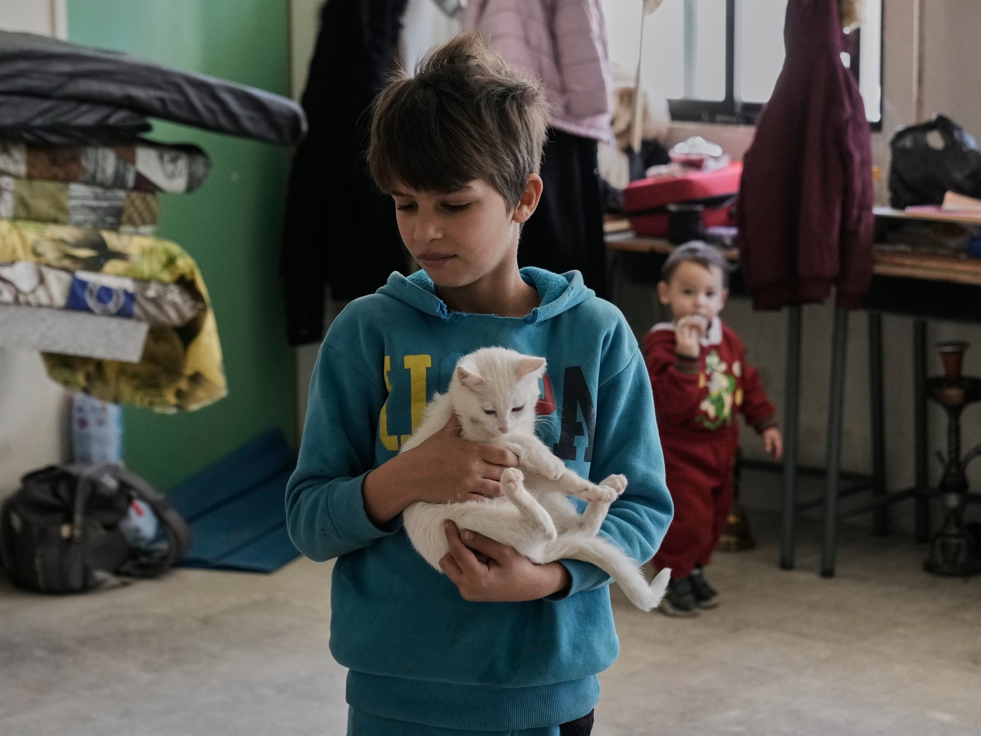 Displaced Lebanese shelter in schools, stadiums amid Israeli attacks