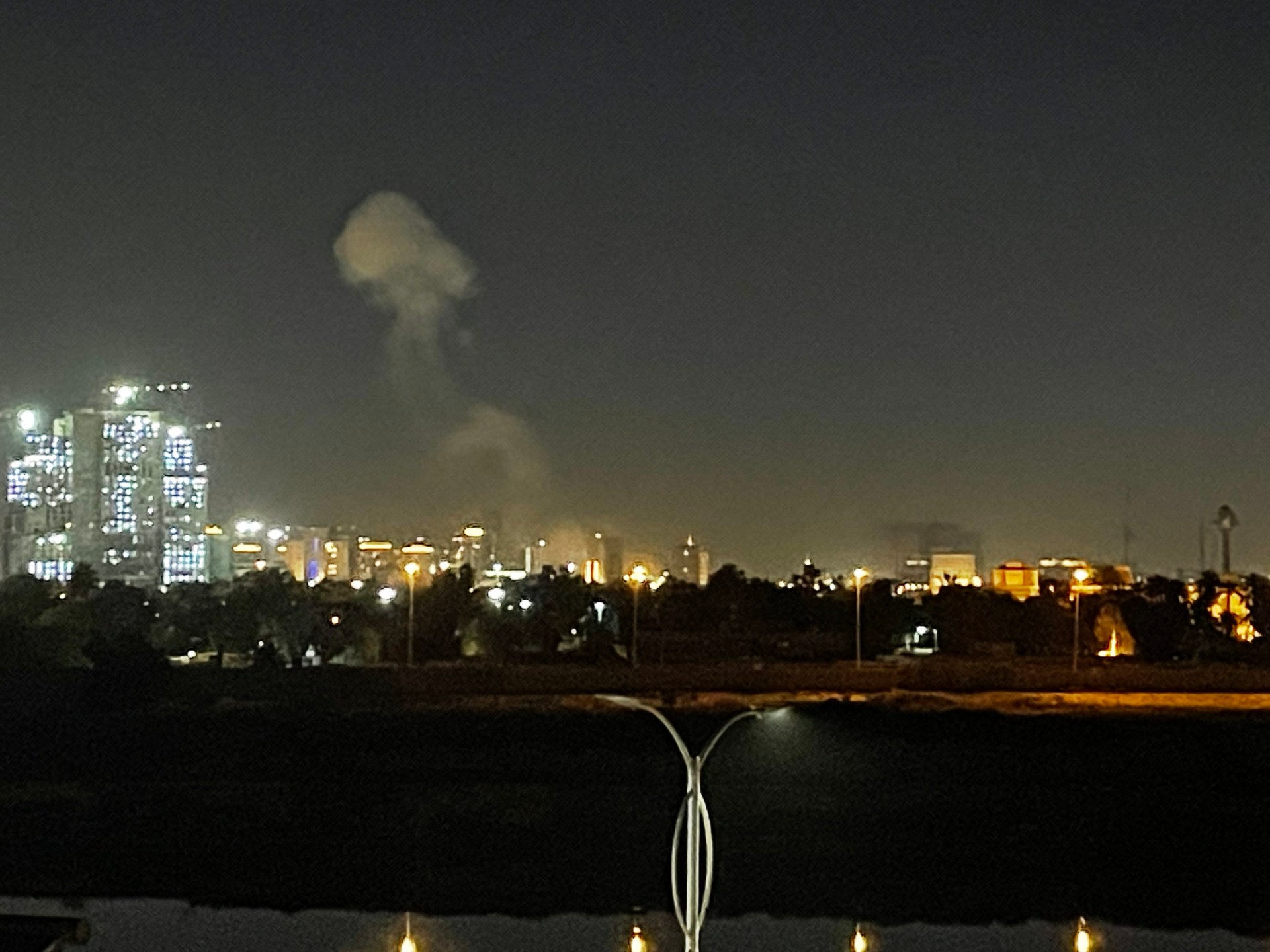 Hotel in Iraqi capital Baghdad struck as attacks on US embassy intercepted