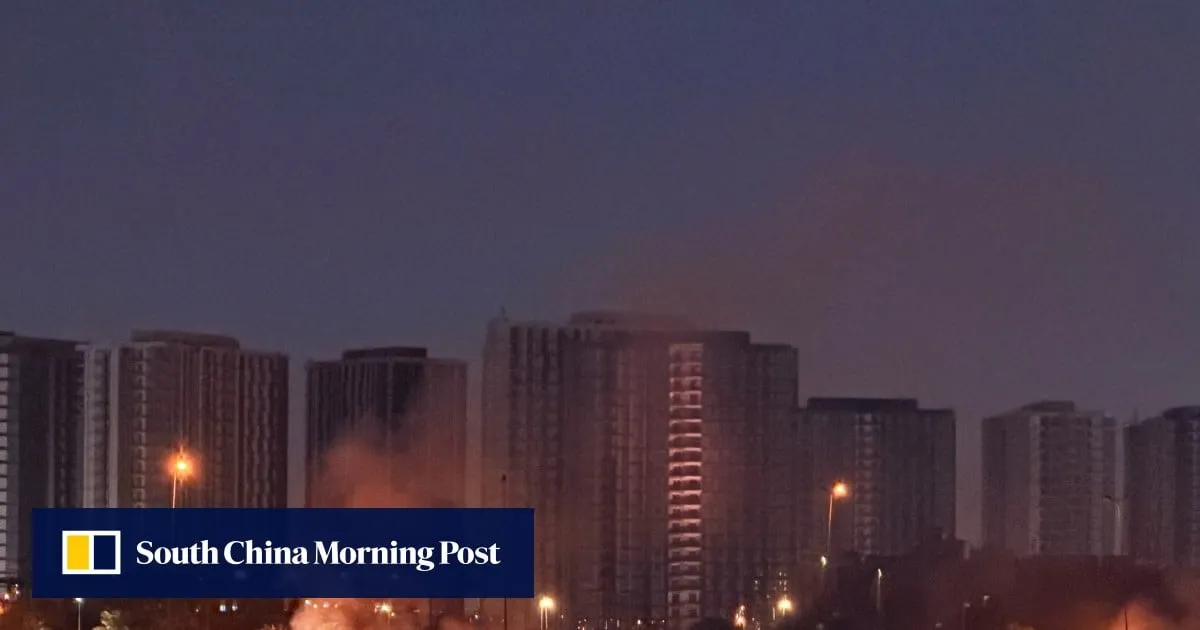 Fire at US embassy in Baghdad as security official reports drone and rocket strikes