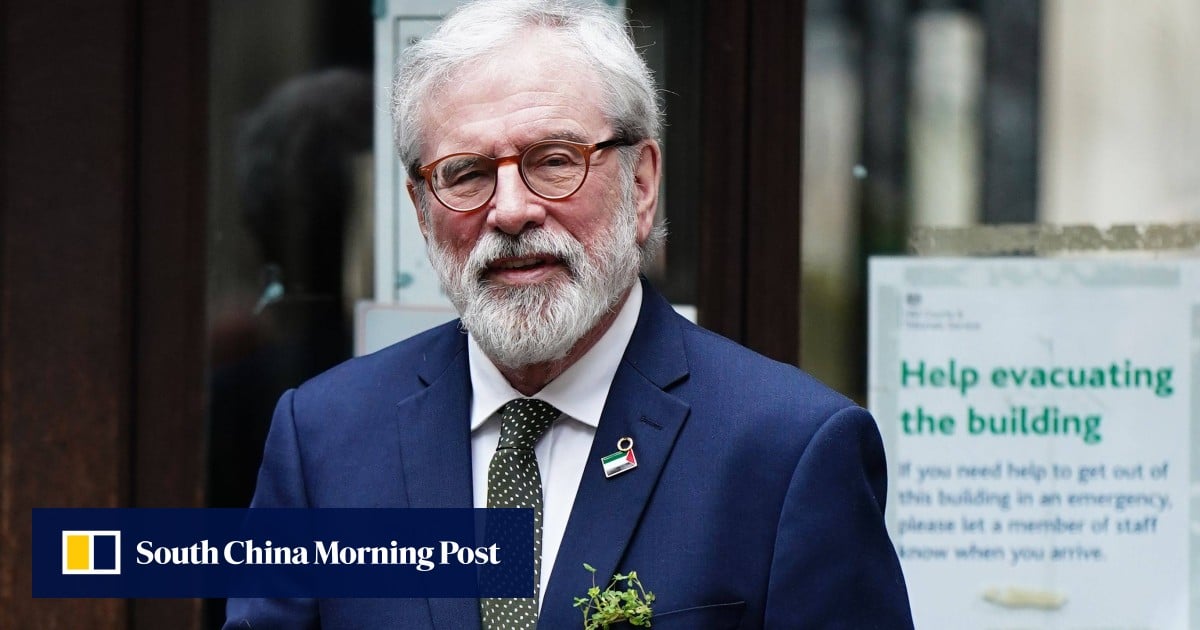 Northern Ireland’s Gerry Adams tells bombings trial he was never in IRA