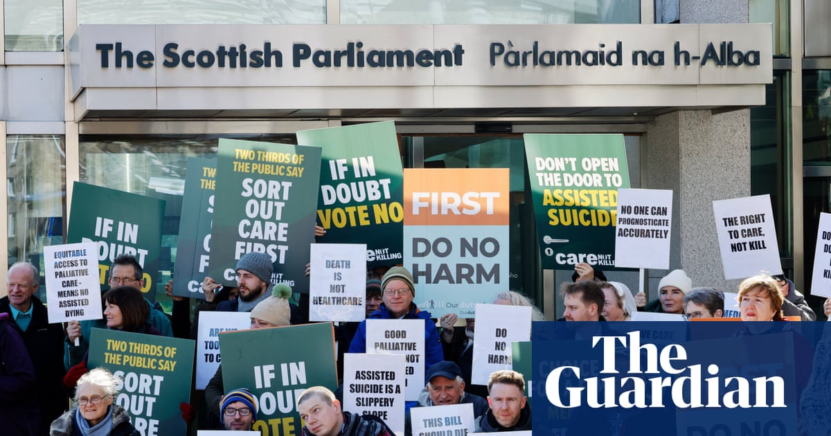 Scottish parliament votes against legalising assisted dying