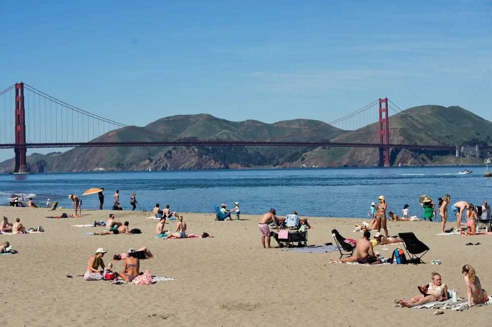 San Francisco sizzles as a winter heat wave grips the West