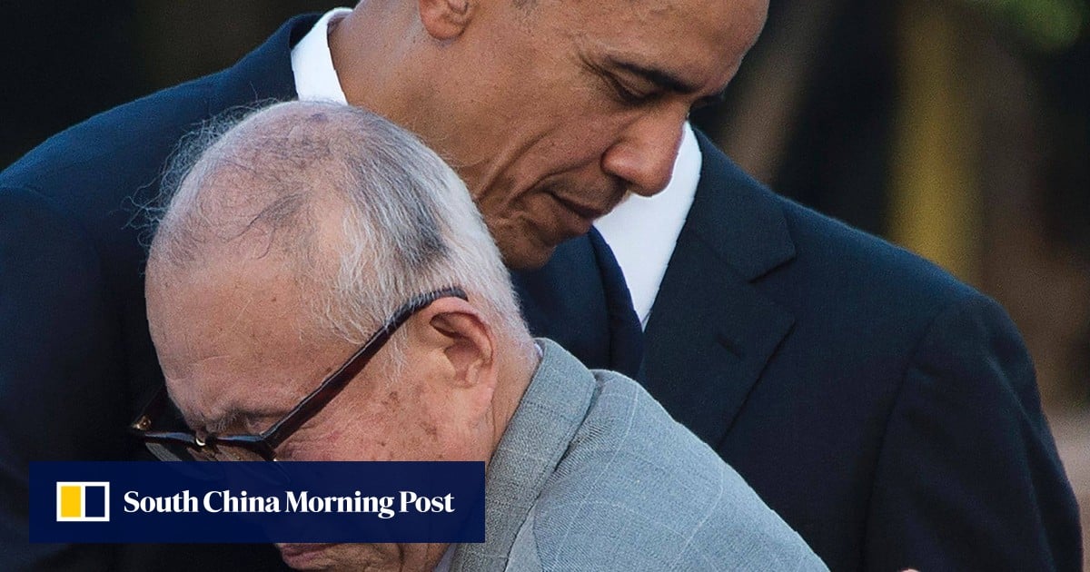 Japanese atomic bomb survivor who hugged Obama in Hiroshima dies at 88