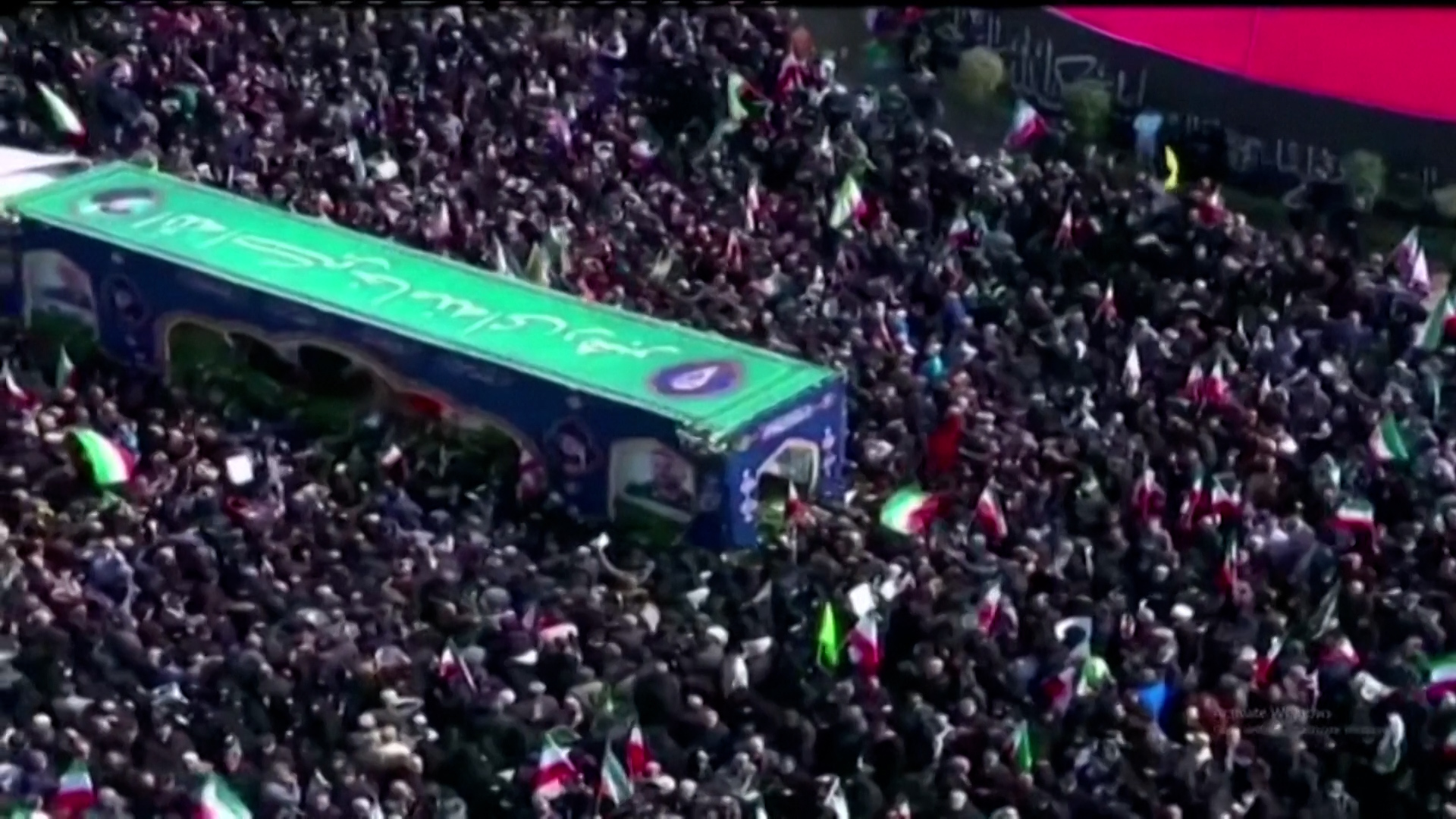 Iran holds funerals for officials Larijani and Soleimani
