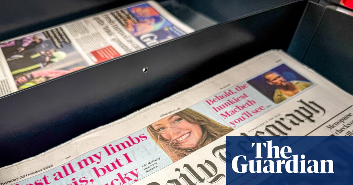 Daily Mail owner secures funding for £500m takeover of Telegraph