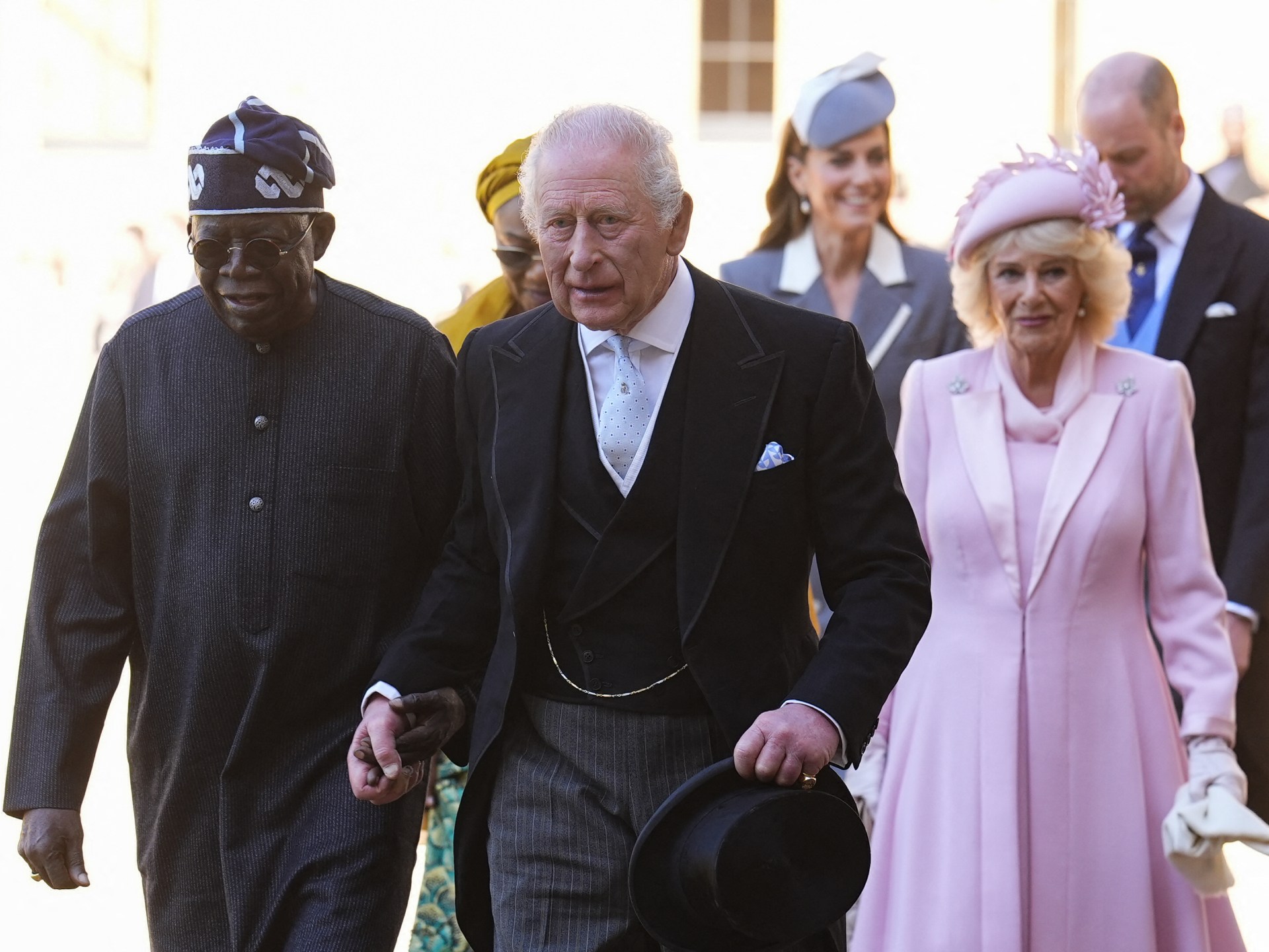 Nigeria’s President Tinubu meets royals in UK state visit