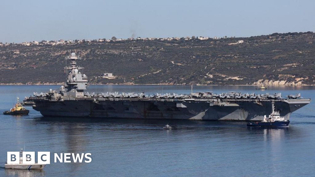 US aircraft carrier to sail to Crete for repairs after fire on board