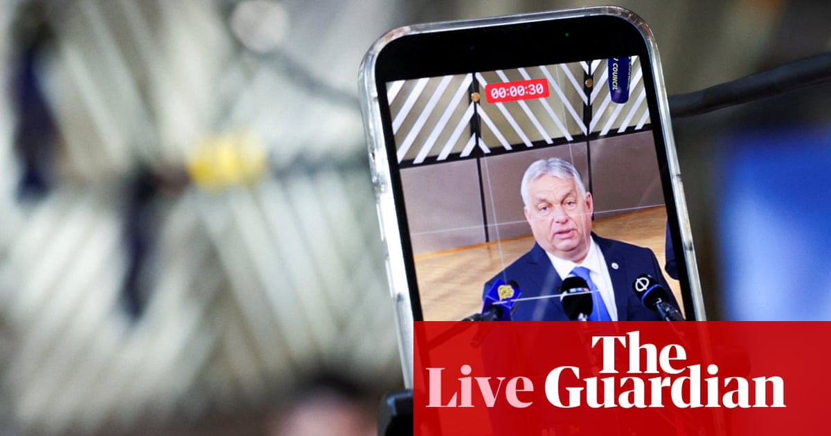Hungary’s Orbán says he won’t back down and allow EU’s €90bn loan to Ukraine – Europe live