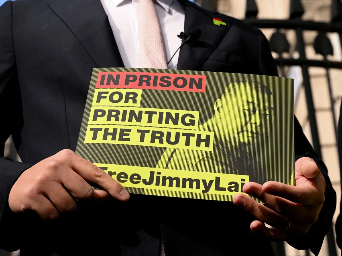 Jimmy Lai supporters queue outside Hong Kong court ahead of verdict