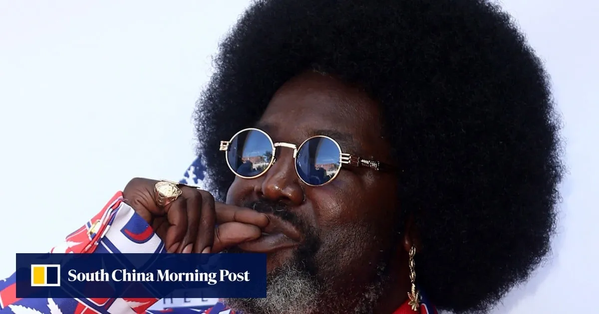 US rapper Afroman celebrates after court protects his right to mock police