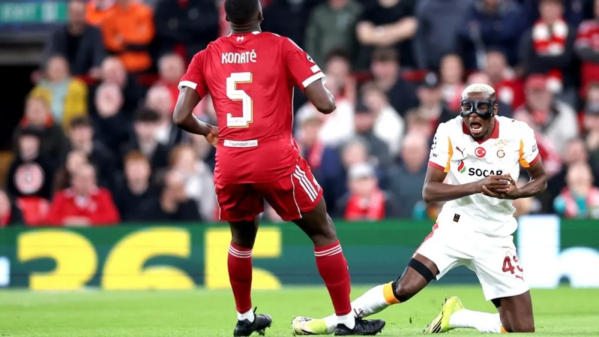 Nigeria’s Osimhen tried to defy broken arm in Galatasaray loss at Liverpool