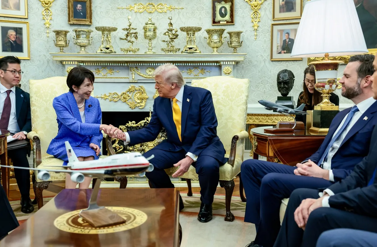 Trump compares Iran strikes to Pearl Harbor as he meets Japan’s PM
