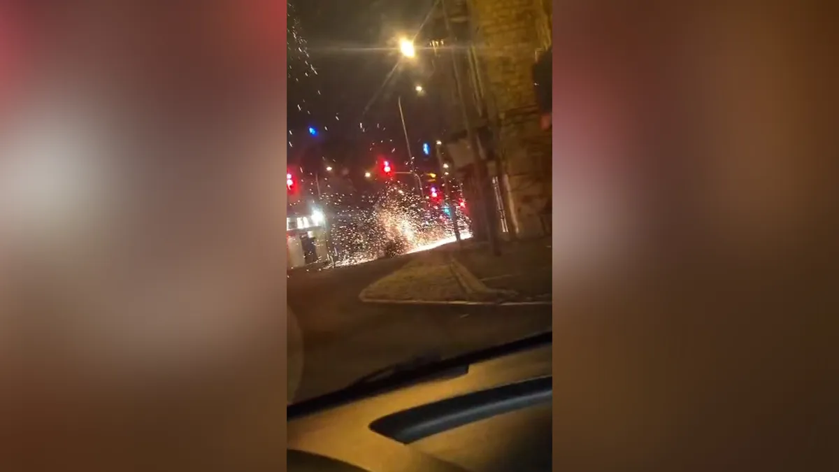 Videos show Iranian missile fragments impacting northern Israel