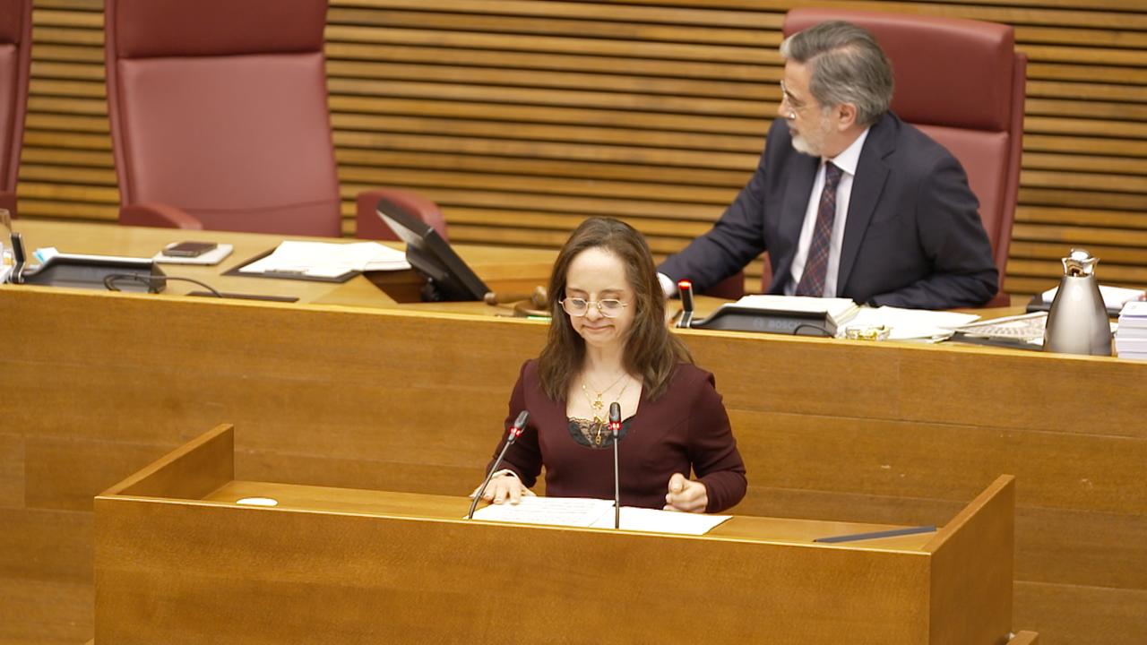 Mit Downsyndrom im Parlament: "Wir sind nur eine Sekunde langsamer"
