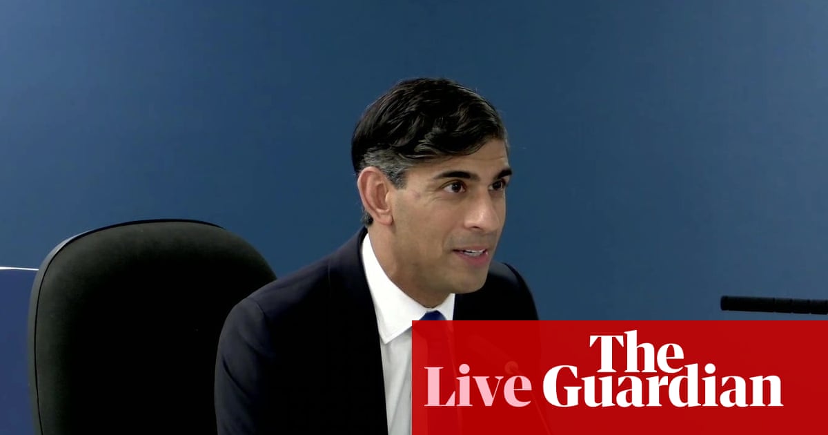 Covid-19 inquiry live: Rishi Sunak faces questions on goverment’s pandemic response