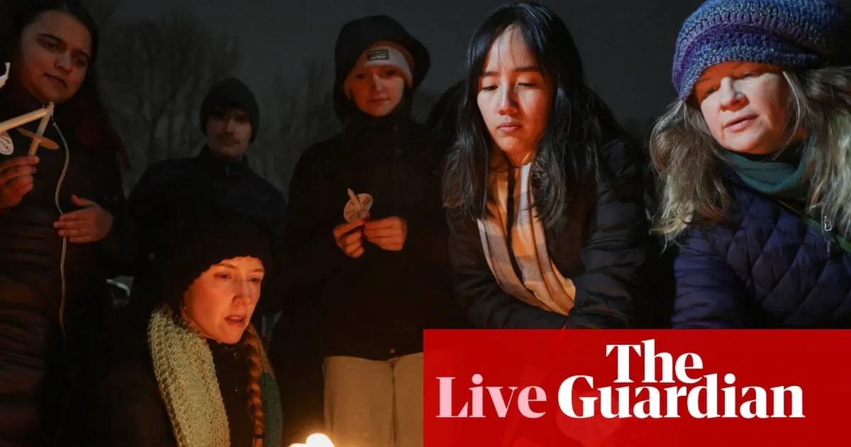 Brown university shooting: hunt for suspect resumes as victims named – live updates