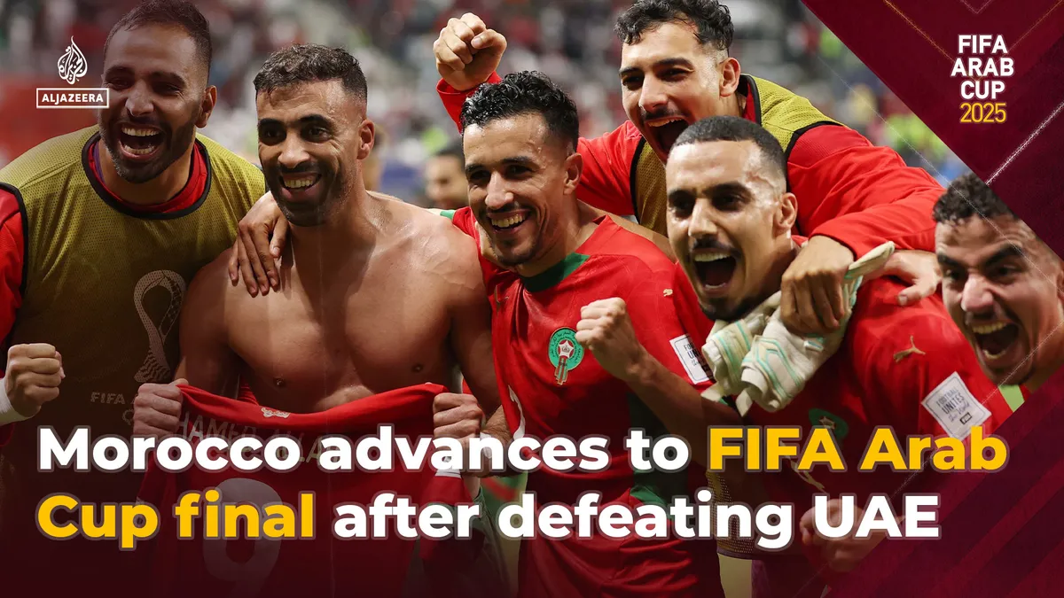Morocco advances to FIFA Arab Cup final after defeating UAE 3-0