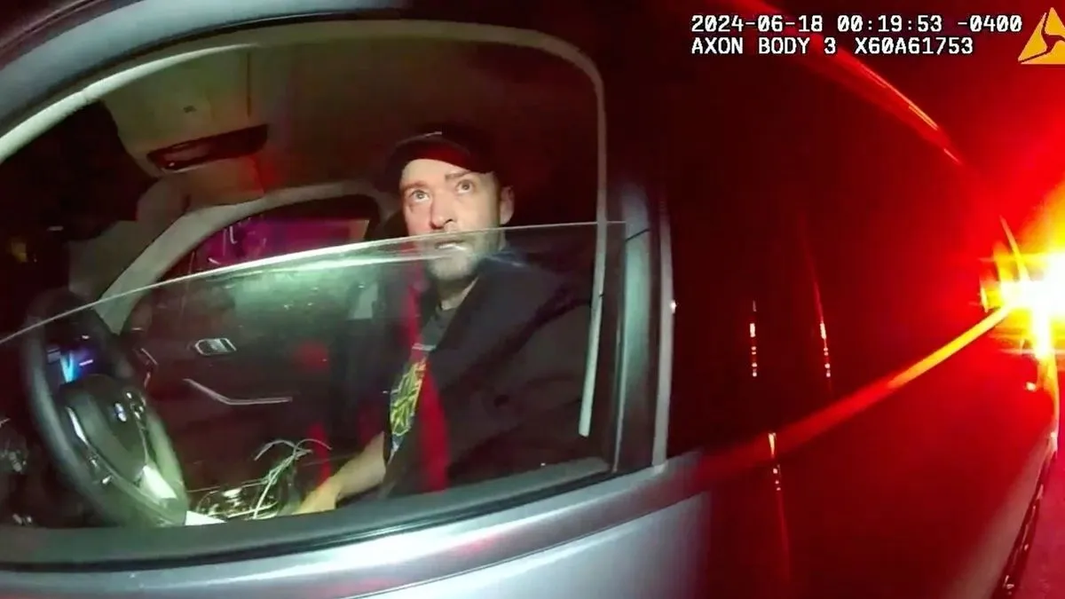 Justin Timberlake: Polizei-Video zeigt Festnahme nach Alkoholfahrt 2024