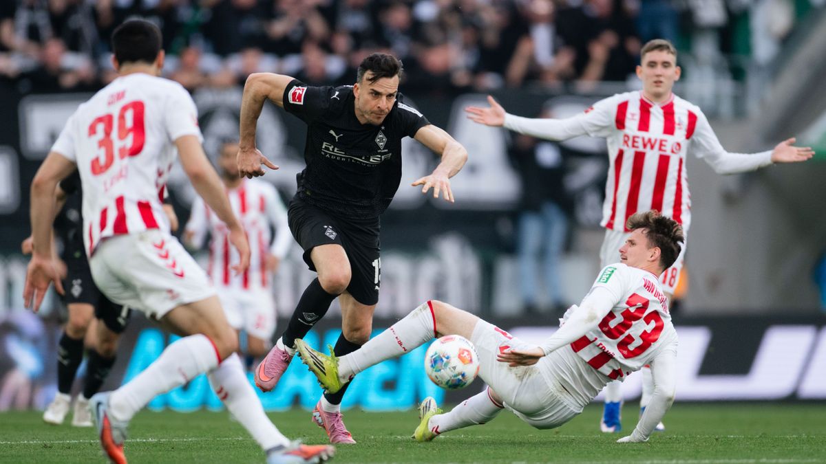 Fußball-Bundesliga: 1. FC Köln und Borussia Mönchengladbach trennen sich remis in einem furiosen Rhein-Derby