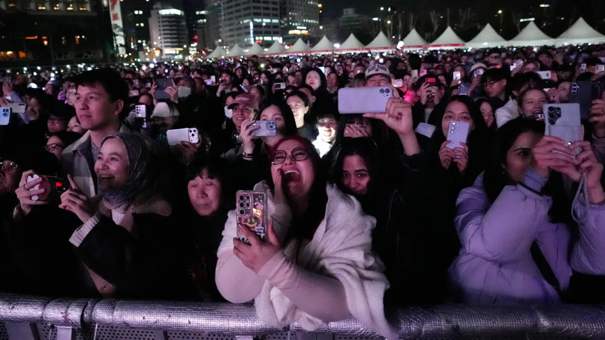 Le retour du groupe de K-pop BTS, un concert évènement et un impact économique juteux