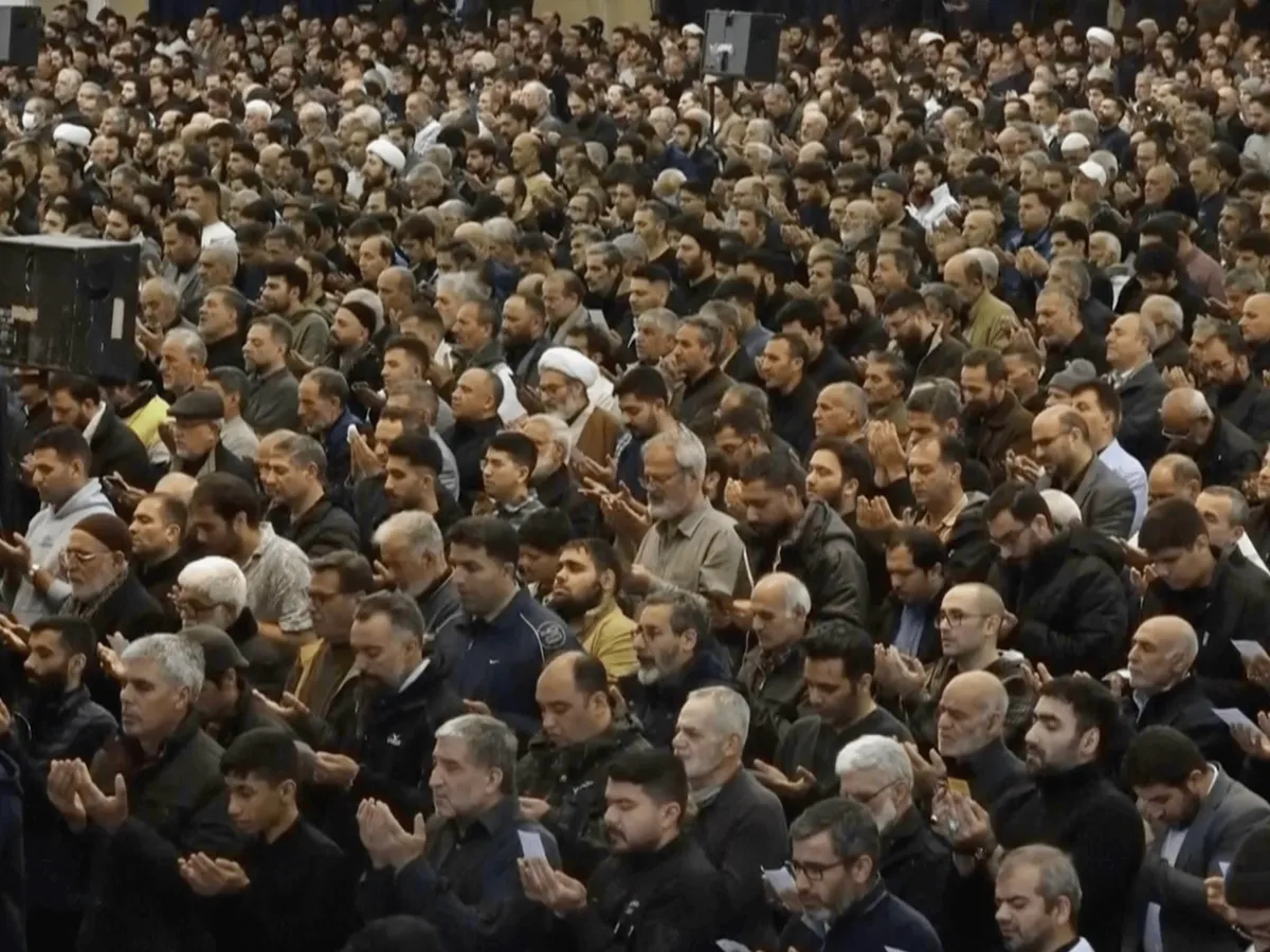 Tehran holds Eid prayers as funeral held for IRGC spokesman