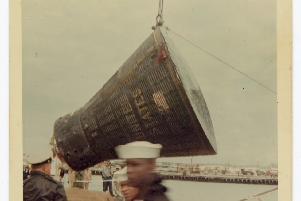 Newly discovered photos show astronaut Neil Armstrong after the Gemini 8 emergency