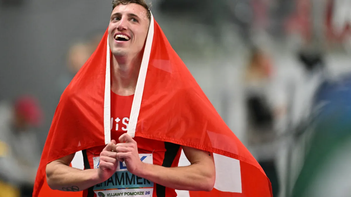 Athlétisme: Simon Ehammer s'offre un deuxième titre mondial sur l'heptathlon et bat le record d'Ashton Eaton