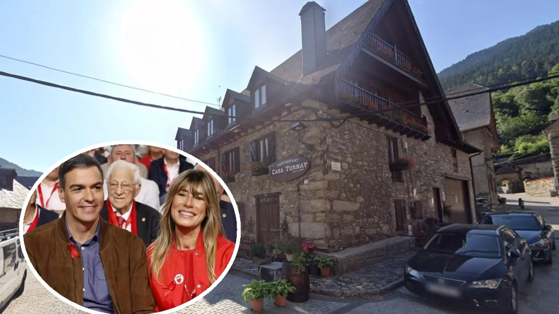 
         Pedro Sánchez y Begoña Gómez pasan el fin de semana en Baqueira y disfrutan de una cena en Casa Turnay 
    