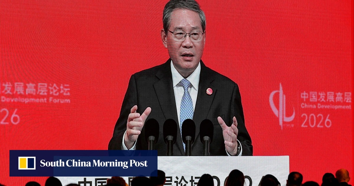 Premier Li Qiang calls for a global pledge to open up, while ‘power politics’ runs rampant