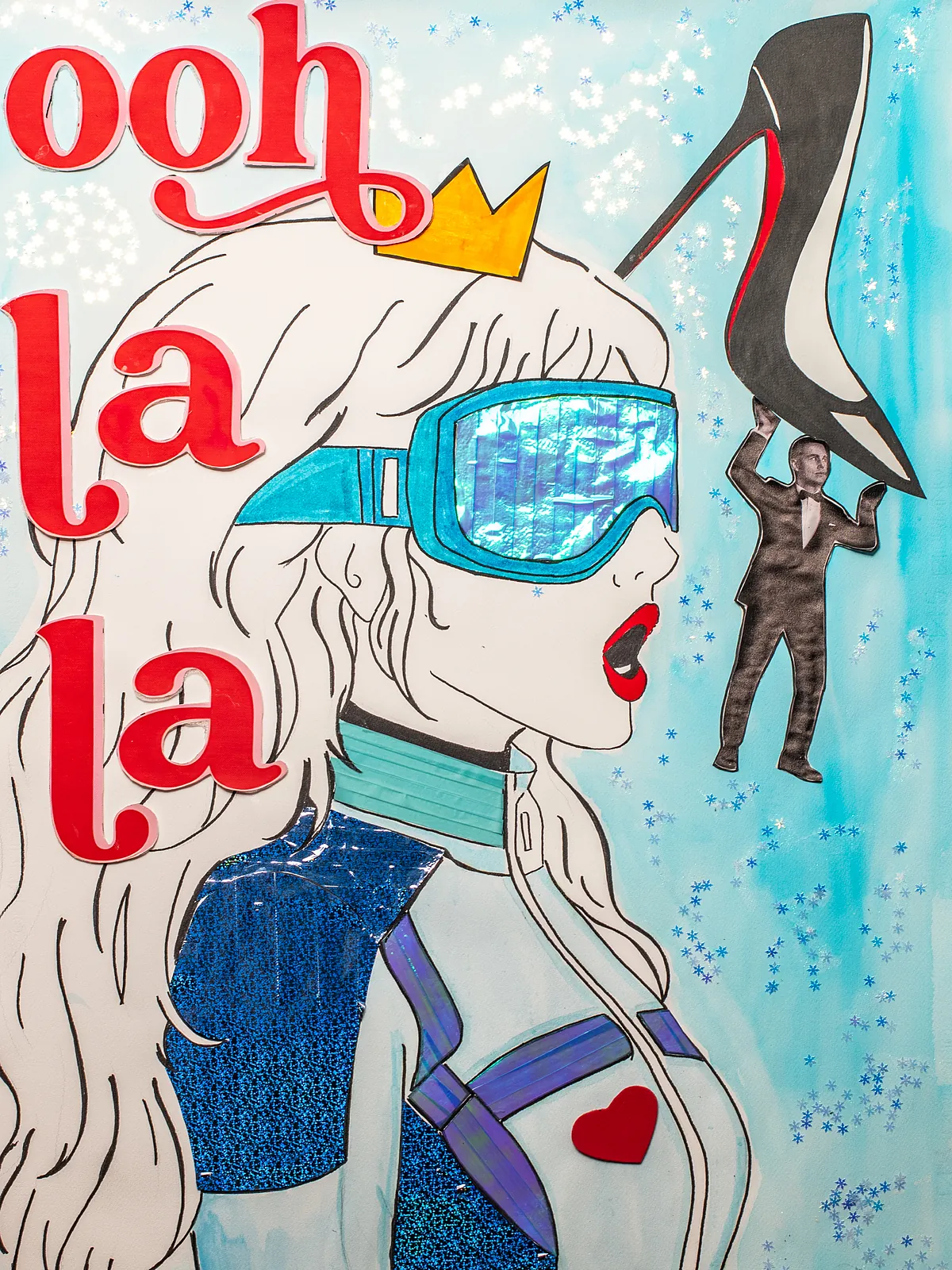 Lady Blue pasa unos días en la nieve: esperando un buen paquete y con fantasías de dominatrix