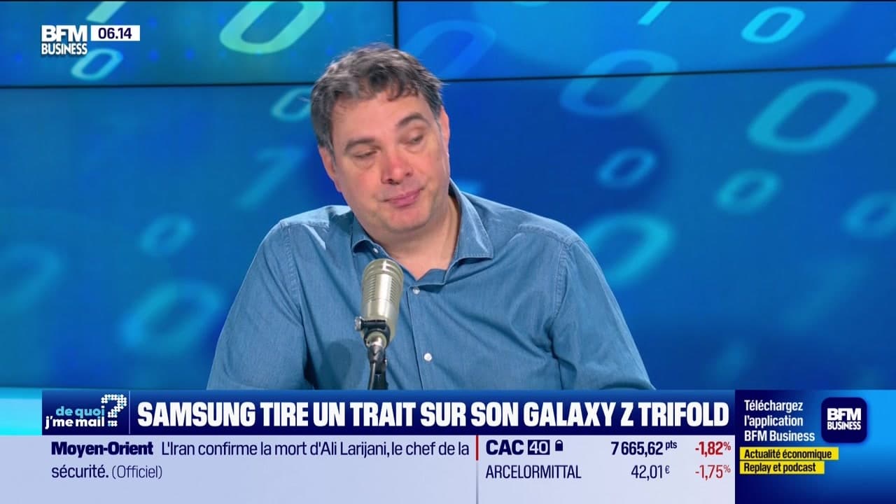 De Quoi J'me Mail : Samsung stoppe son Galaxy Z Trifold, smartphone pliant à 3 écrans (1/2) - 22/03