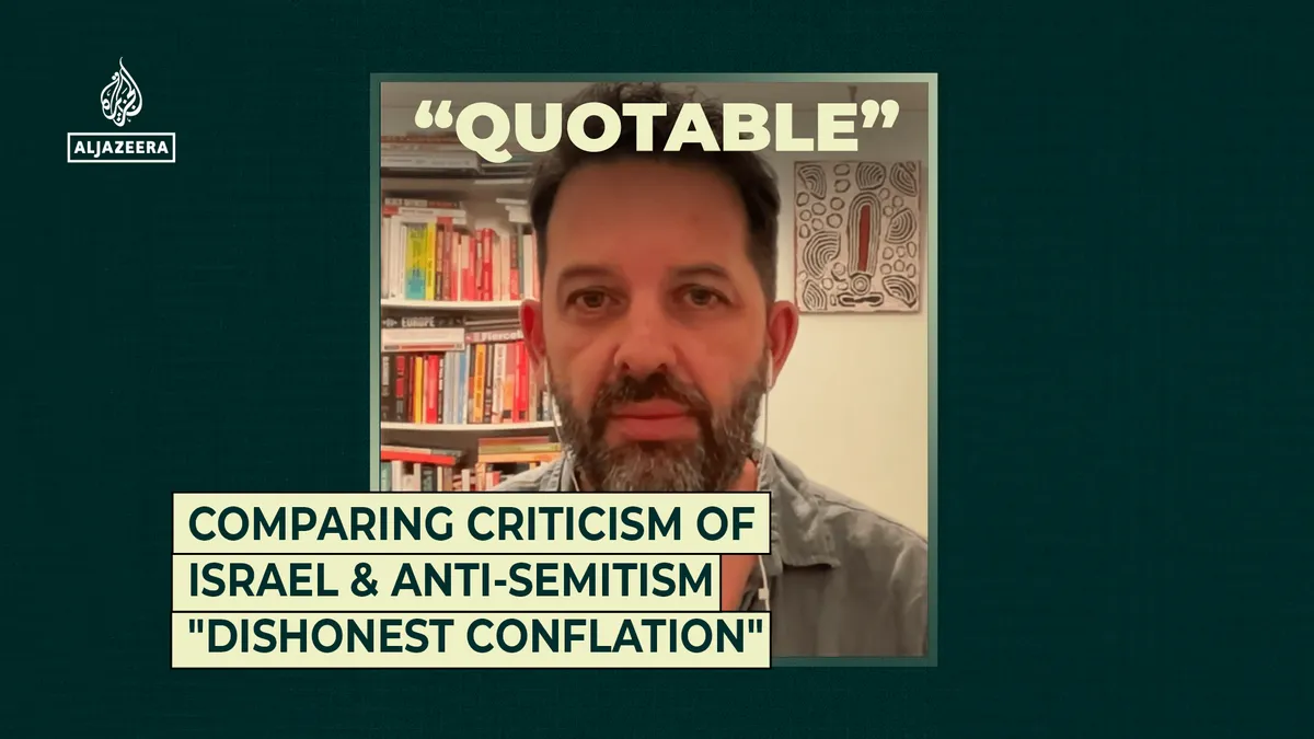 Comparing criticism of Israel & anti-semitism “dishonest conflation”