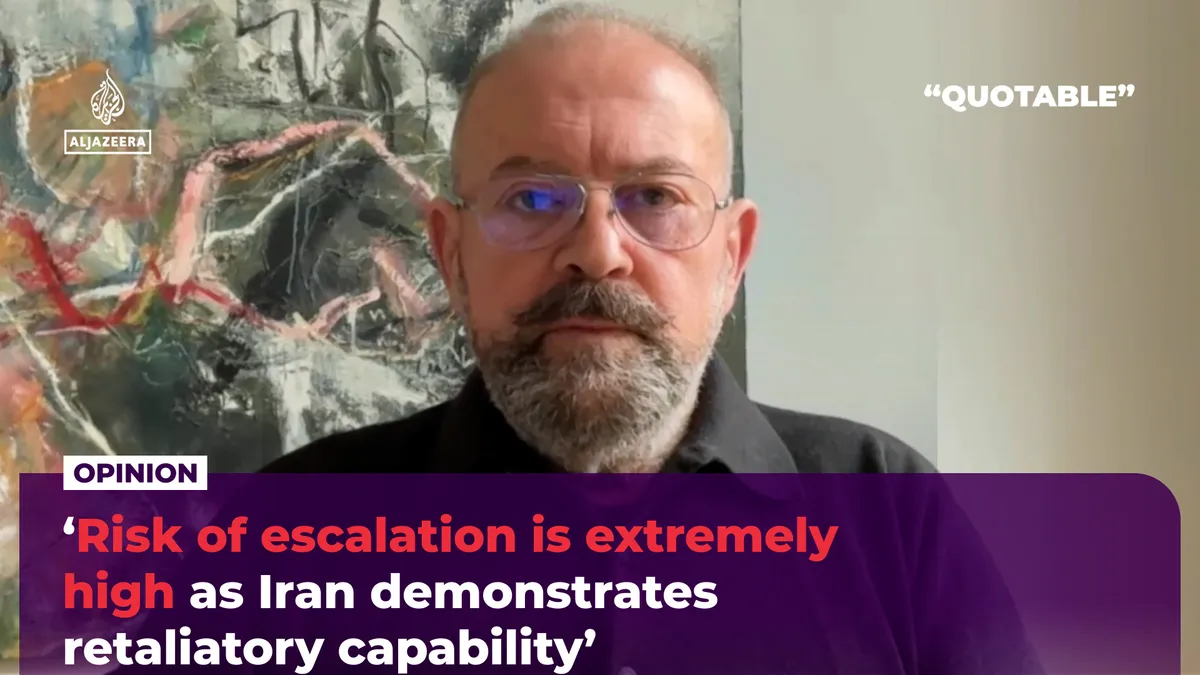 ‘Risk of escalation is extremely high as Iran shows it can retaliate’