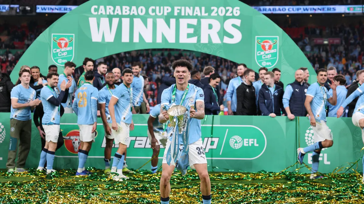 Coupe de la Ligue anglaise: Manchester City et Guardiola domptent Arsenal en finale