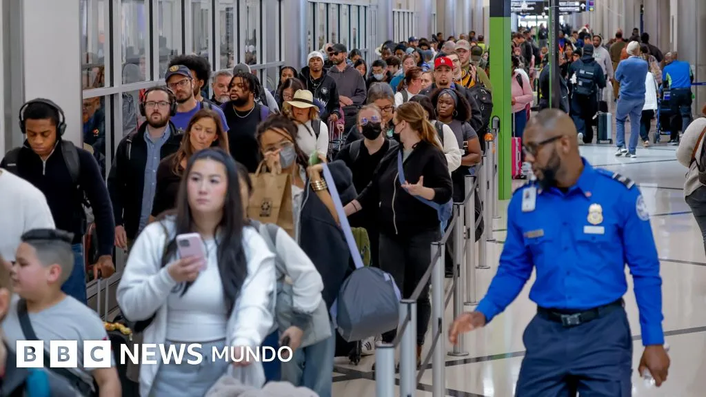 Por qué hay caos en los aeropuertos de EE.UU. y la decisión de Trump de enviar a los agentes migratorios de ICE
