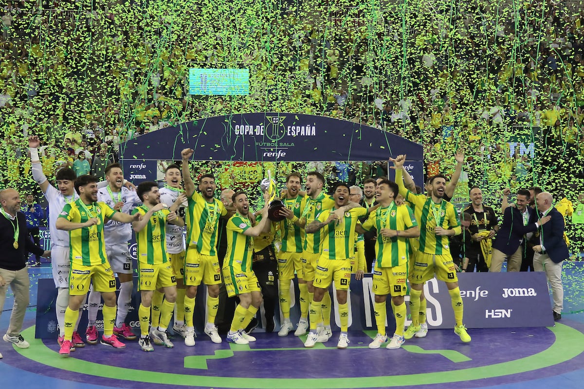 El Jaén levanta su cuarta Copa de España de fútbol sala tras vencer al Barcelona en penaltis