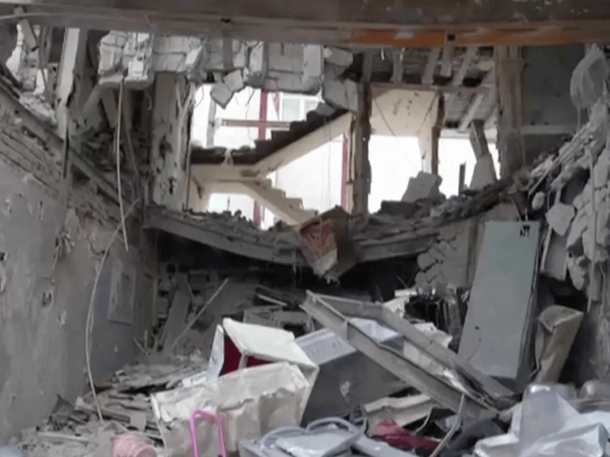 Immense damage seen in Iran’s streets after air strikes