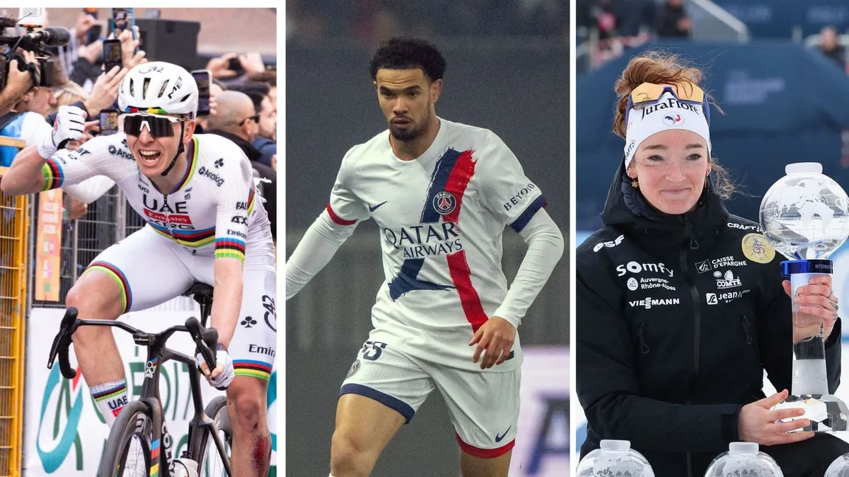 Tadej Pogacar monumental, le PSG tient son rang, Lou Jeanmonnot et Eric Perrot concluent en beauté... Le récap sport du week-end