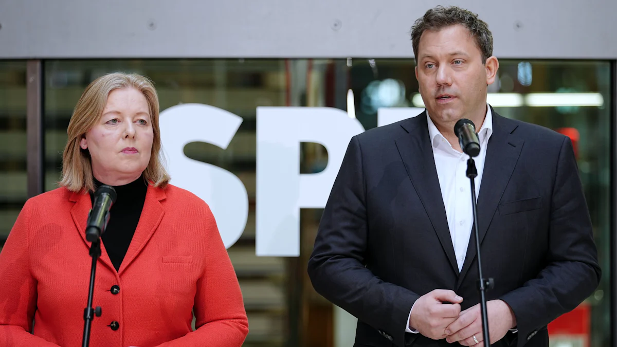 Bundespolitik: Bas und Klingbeil wollen an SPD-Parteispitze bleiben